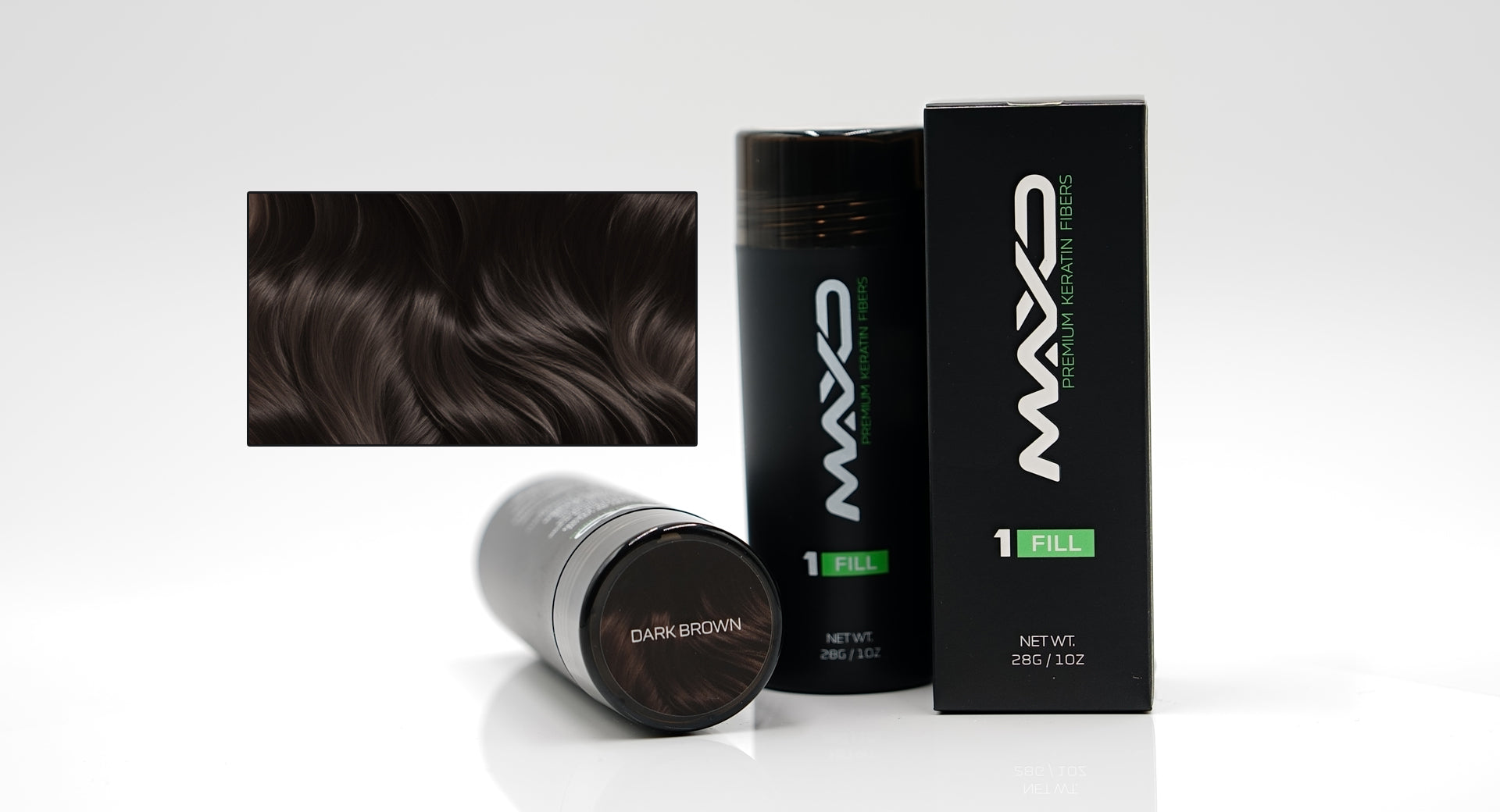 MAXD Hair Thickening Fiber Kit + Tools