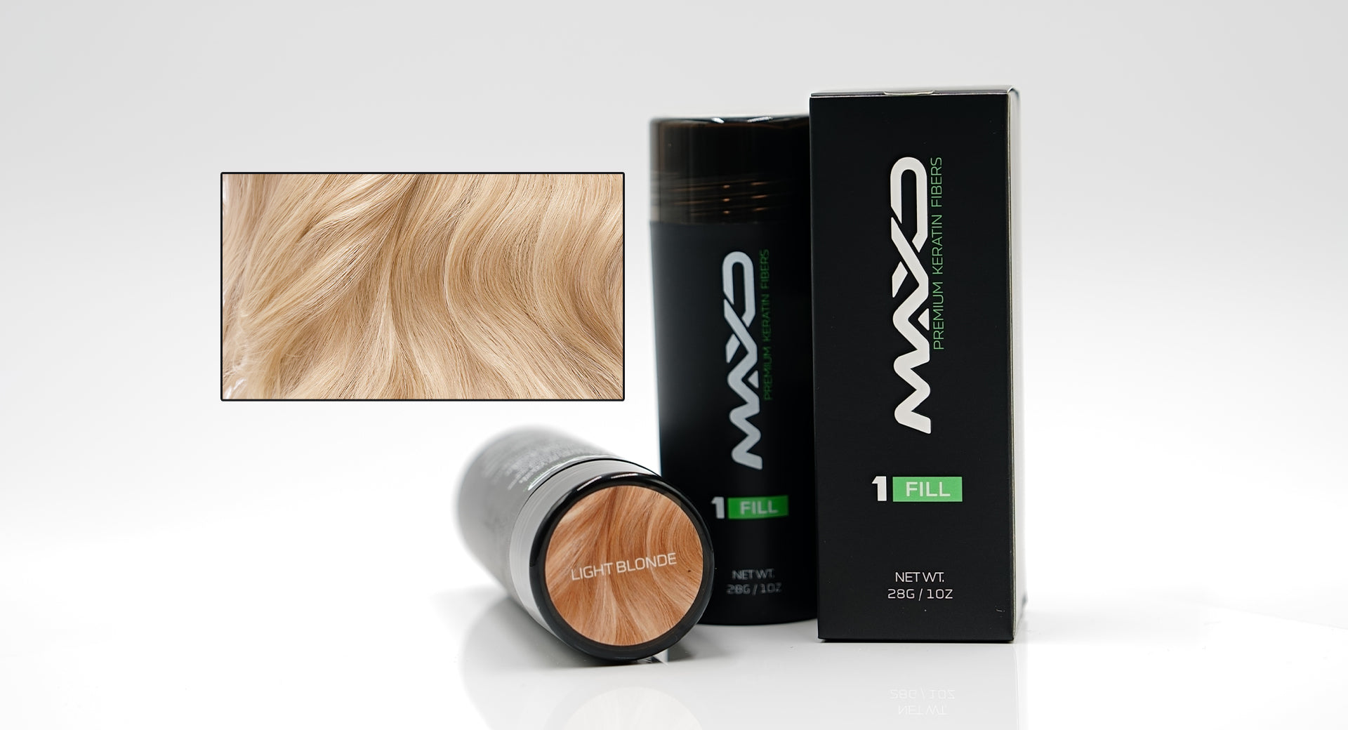 MAXD Hair Thickening Fiber Kit + Tools