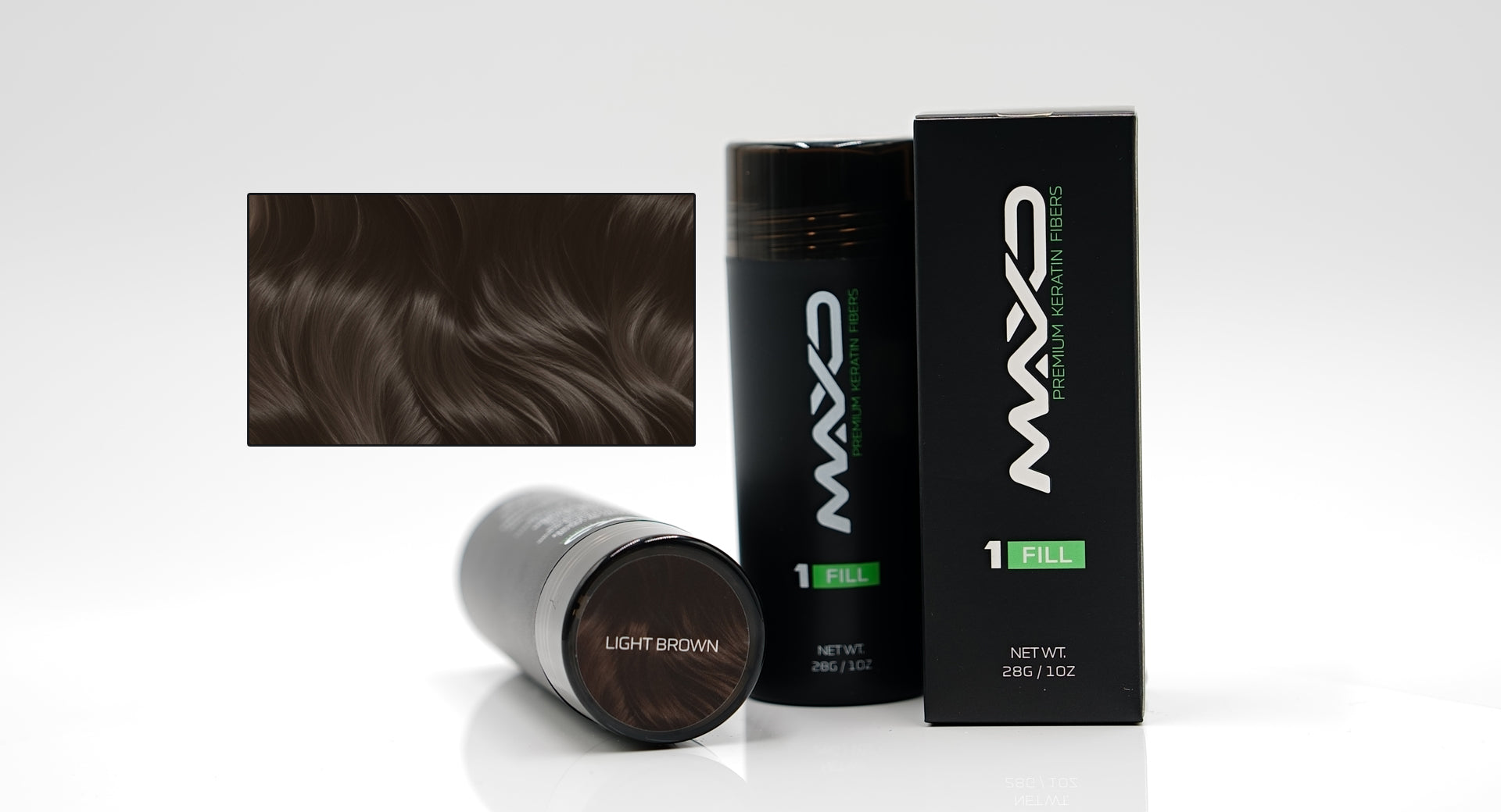 MAXD Hair Thickening Fiber Kit + Tools